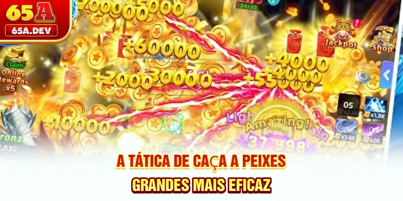 A tática de caça a peixes grandes mais eficaz