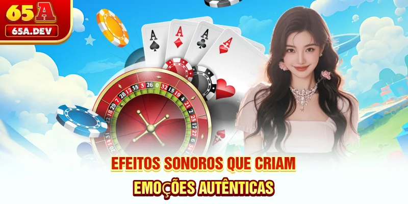 Efeitos sonoros que criam emoções autênticas