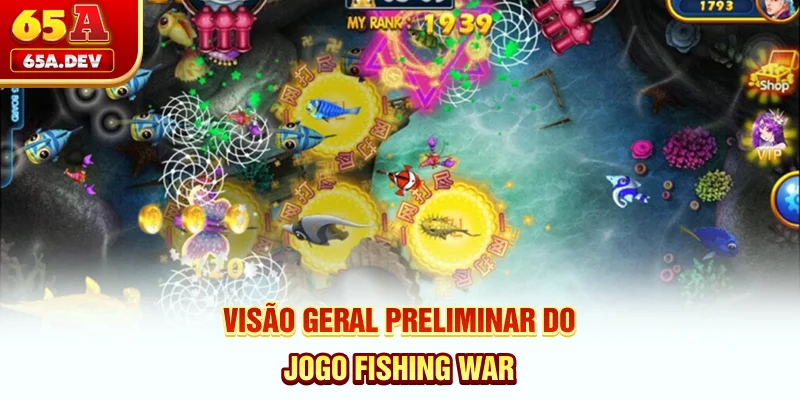 Visão geral preliminar do jogo Fishing War
